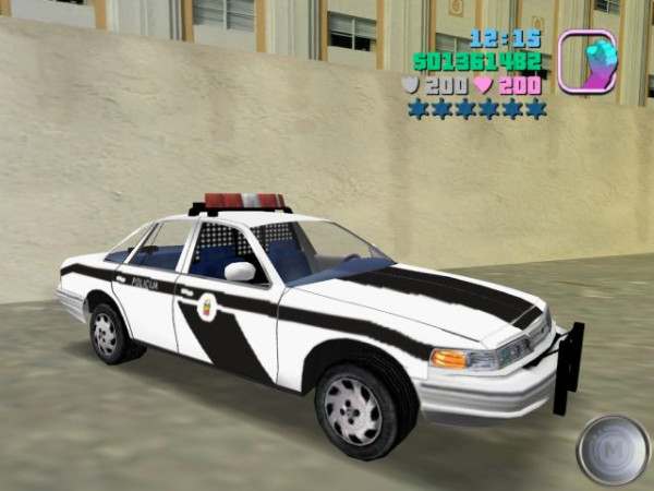 Crown Victoria Liberty City Police Lettonne