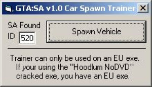 Car Spawn Trainer v1.1
