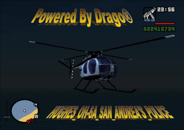 SA Hughes Oh-6A San Andreas Police