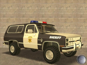1986 Chevrolet Blazer K5 Sheriff version