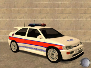 The Ford Escort RS CosWorth UK Policecar