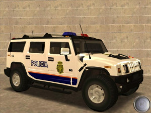 Hummer H2 SUV Spanish Police