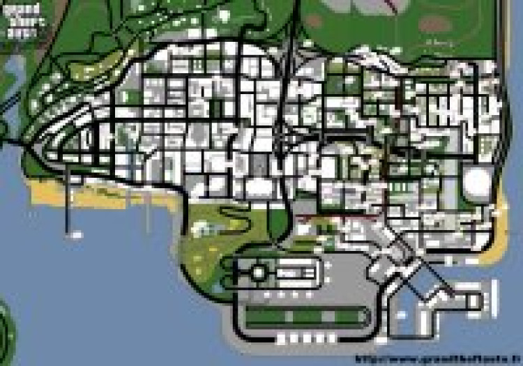 Carte avec les emplacements des tags