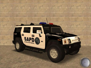 AMG H2 Hummer SUV SAPD Police