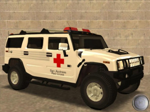 AMG H2 HUMMER - RED CROSS (ambulance)