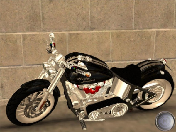 Harley-Davidson FLSTF custom BlackRider